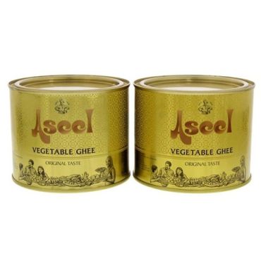 Aseel Vegetable Ghee Tin 2 x 500 Ml, 12 Pieces Per Carton